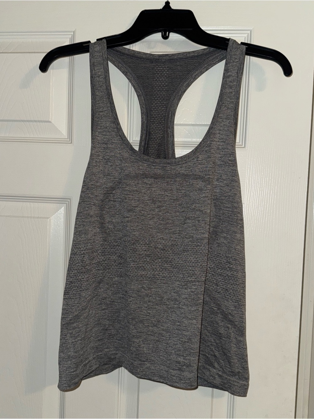 lululemon athletica Heather Gray Racerback Tank Top